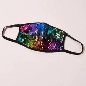 Colorful Sequin Face Mask
